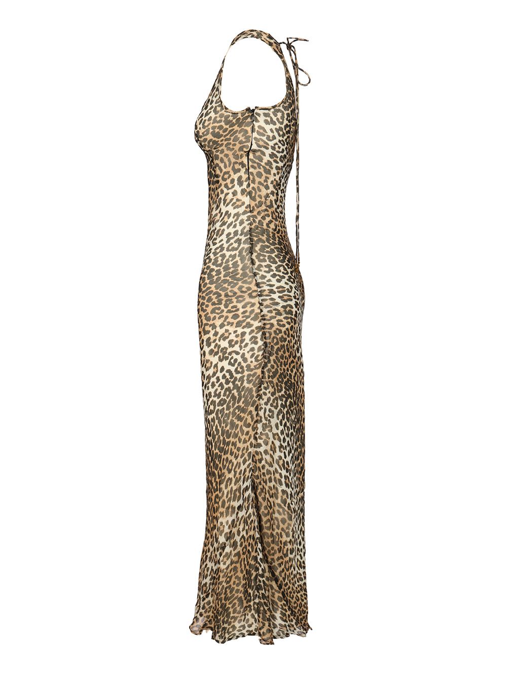 Long leopard dress W0436943 (GANNI / ワンピース・ドレス・オールインワン ) | GANNI (ガニー)(2)