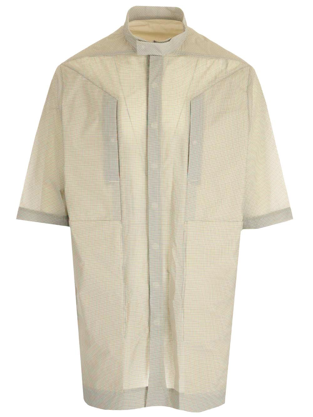 Oversized shirt with check pattern RR01C4712RG08 (Rick Owens / シャツ・ブラウス ) | Rick Owens (リック オウエンス)