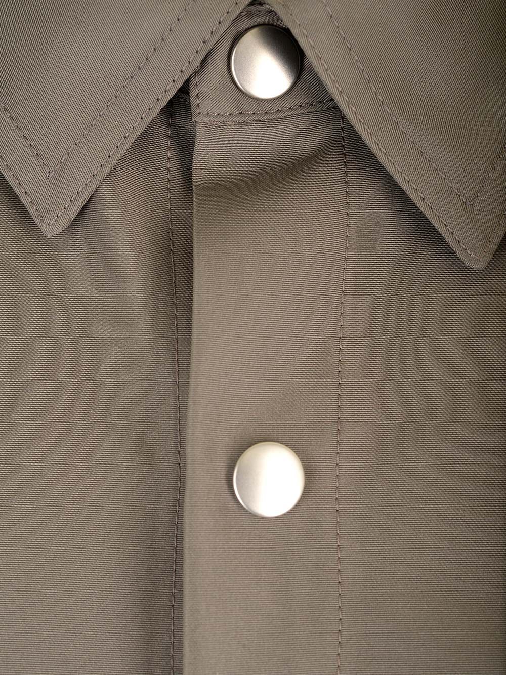 Fogpoket dove grey shirt RU01D3727FK34 (Rick Owens / カジュアルジャケット ) | Rick Owens (リック オウエンス)(4)