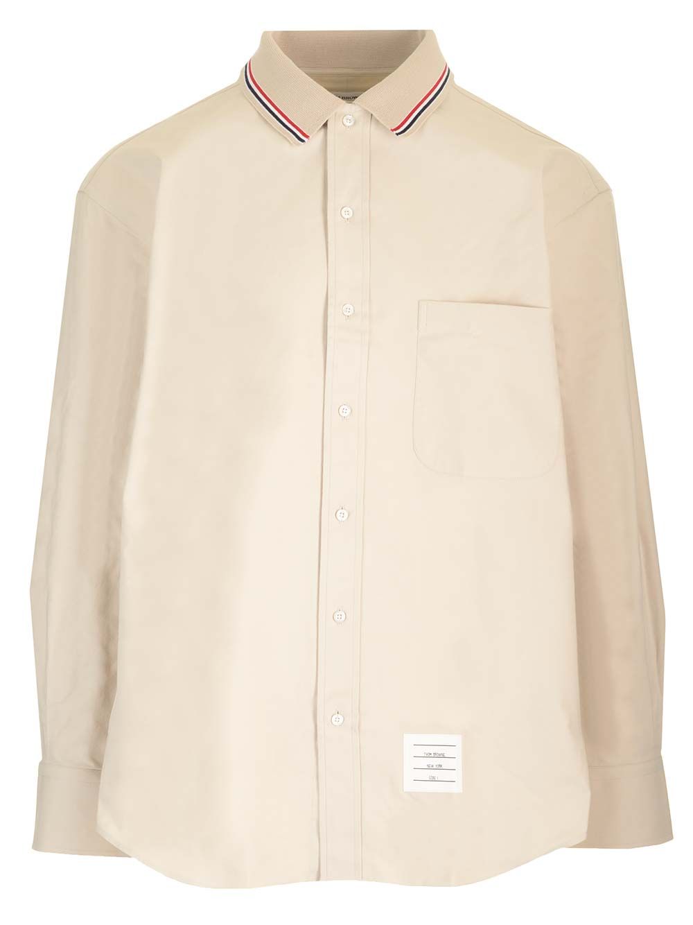 Stripe Cotton Flannel Oversized Shirt MWL407CF0351114 (Thom Browne / シャツ・ブラウス ) | Thom Browne (トム・ブラウン)