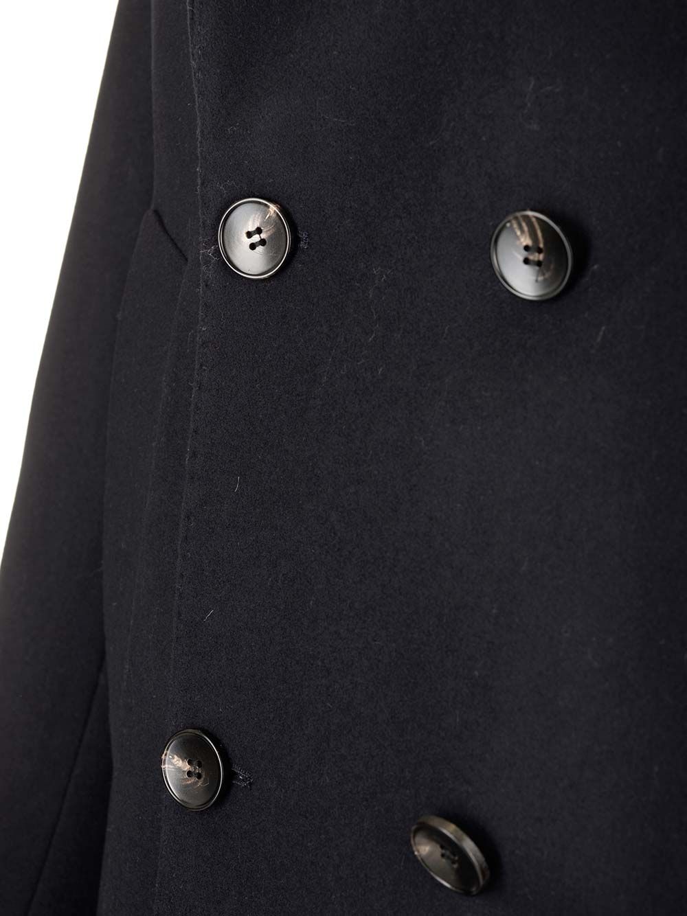 Short double-breasted coat CASERTAAT11658BLUSCU18 (GUARINUCCI / コート ) | GUARINUCCI (グアリヌッチ)(5)