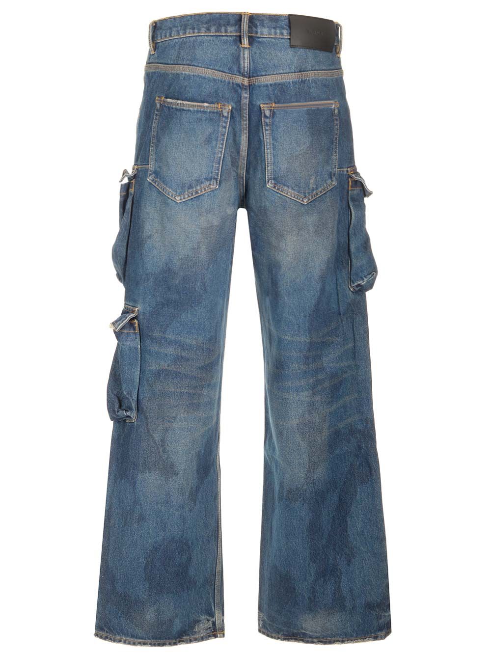 P018 Triple Pocket Cargo Jeans P018TPDI424DKINDIGO (PURPLE / ジーンズ ) | PURPLE (パープル)(1)