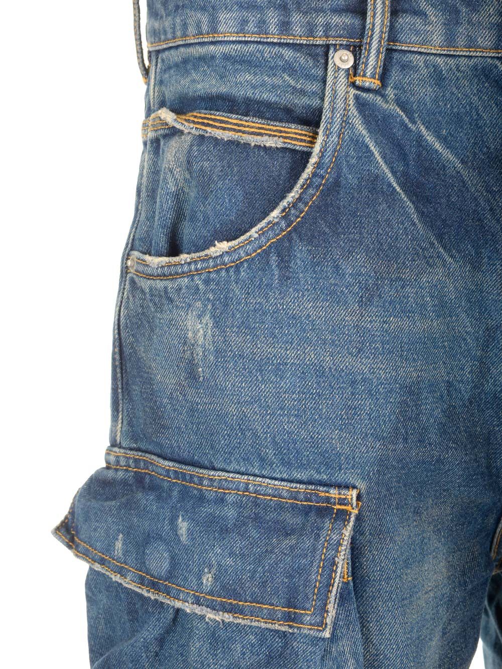 P018 Triple Pocket Cargo Jeans P018TPDI424DKINDIGO (PURPLE / ジーンズ ) | PURPLE (パープル)(2)