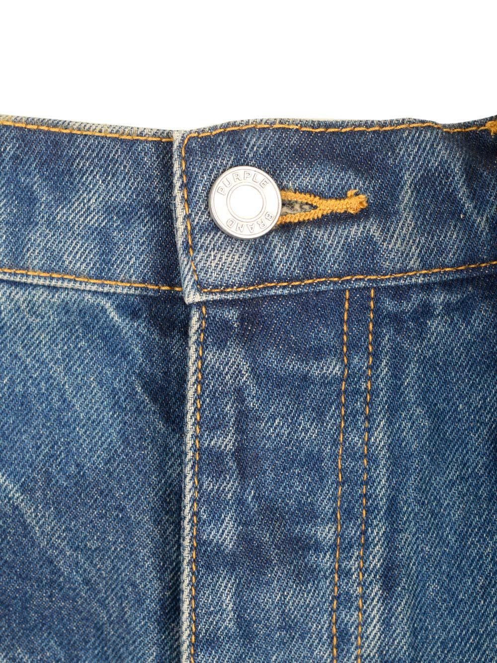 P018 Triple Pocket Cargo Jeans P018TPDI424DKINDIGO (PURPLE / ジーンズ ) | PURPLE (パープル)(3)