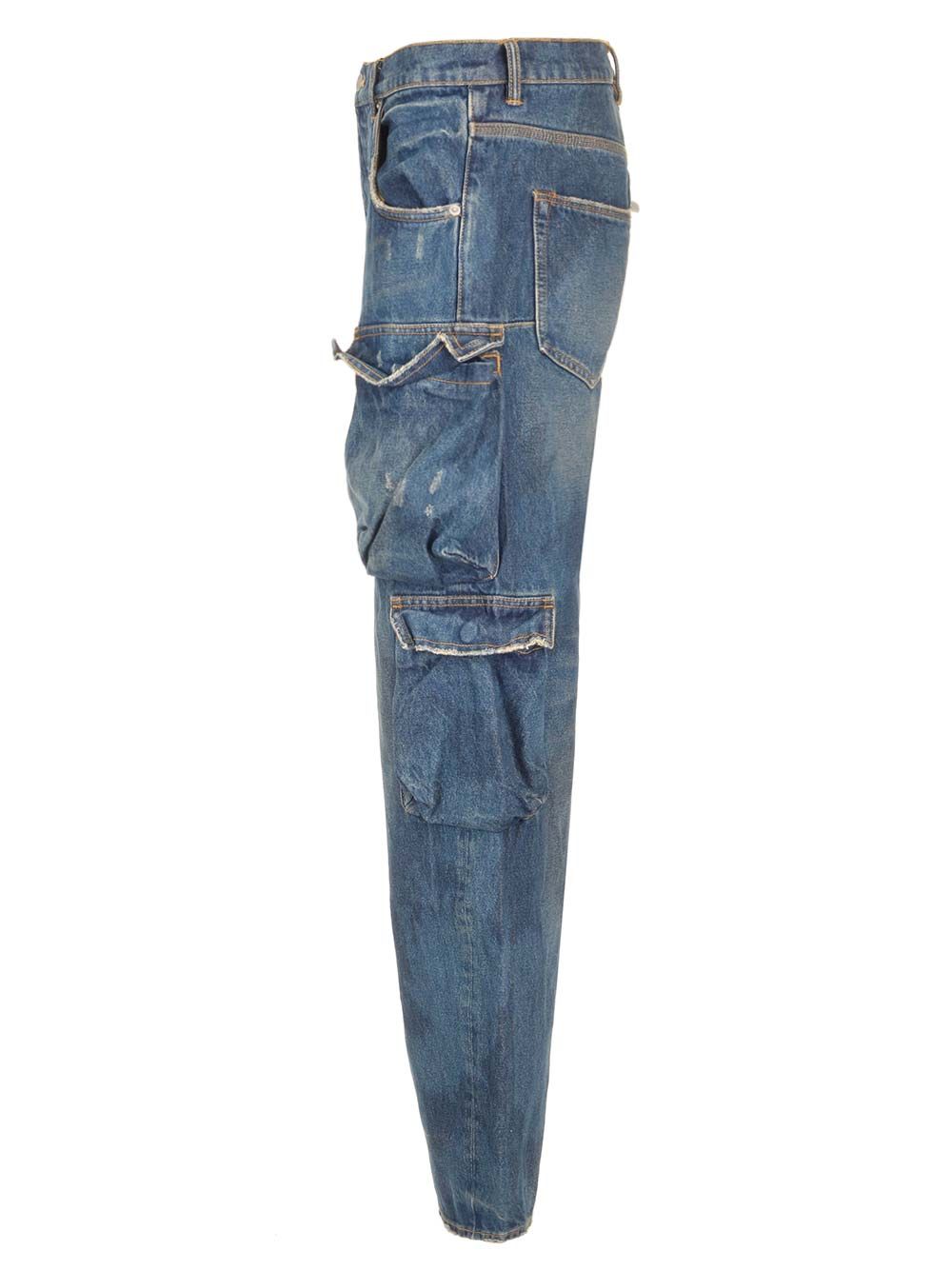P018 Triple Pocket Cargo Jeans P018TPDI424DKINDIGO (PURPLE / ジーンズ ) | PURPLE (パープル)(5)