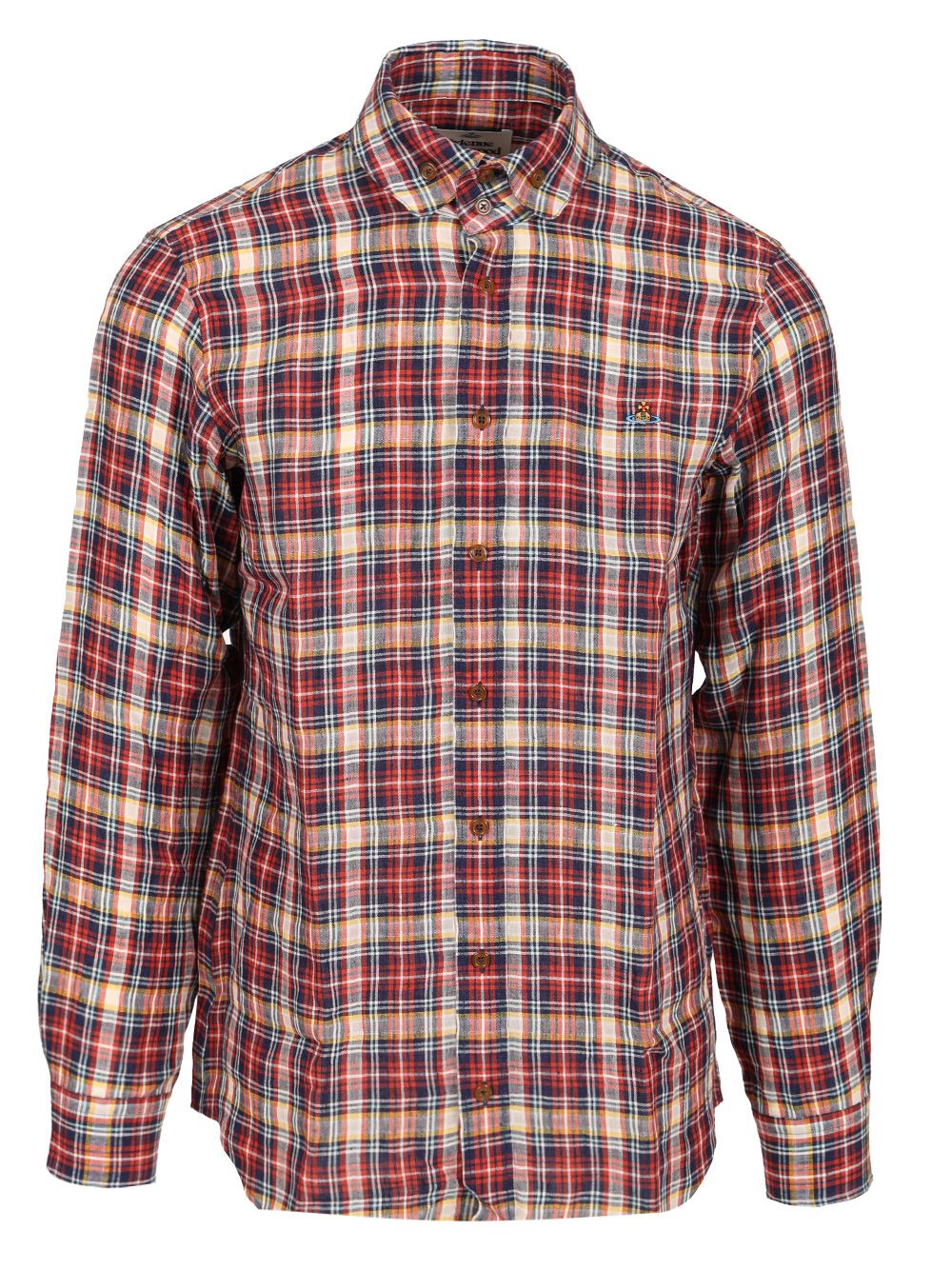 "Two button Krall" linen shirt 24010005W013RO202 (Vivienne Westwood / シャツ・ブラウス ) | Vivienne Westwood (ヴィヴィアン・ウェストウッド)