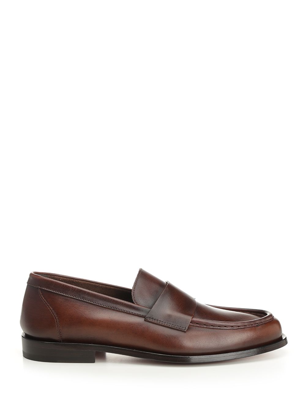 Brown mocassin 1866CLUBBINTABACCO (Corvari / ローファー ) | Corvari (コルバリ)