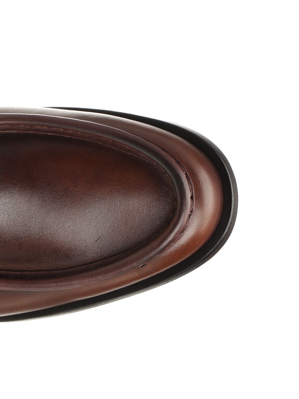 Brown mocassin 1866CLUBBINTABACCO (Corvari / ローファー ) | Corvari (コルバリ)(3)