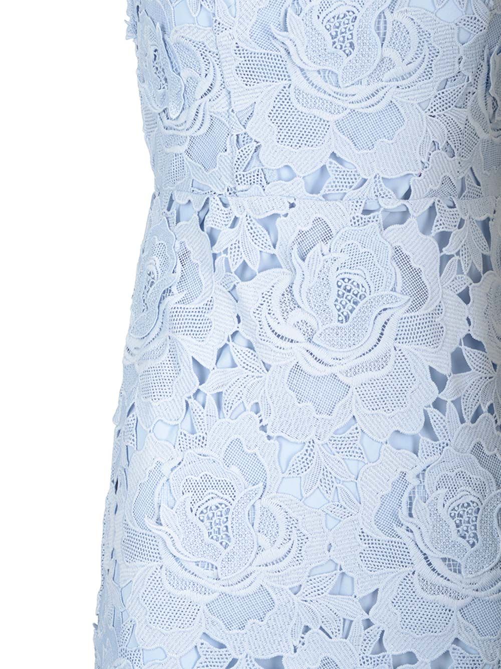 Cornflower blue lace dress RS25911MBLBLUE (self-portrait / ワンピース・ドレス・オールインワン ) | self-portrait (セルフ・ポートレイト)(4)