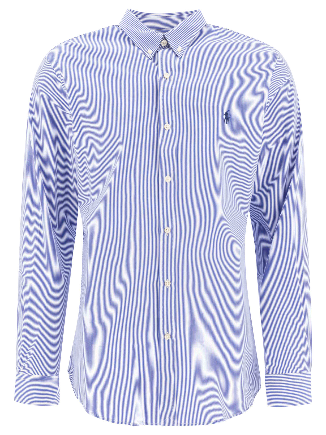 Striped stretch poplin shirt 7109282540072866BLUEWHITEHAIRLINE (Polo Ralph Lauren / シャツ・ブラウス ) | Polo Ralph Lauren (ポロ ラルフ ローレン)