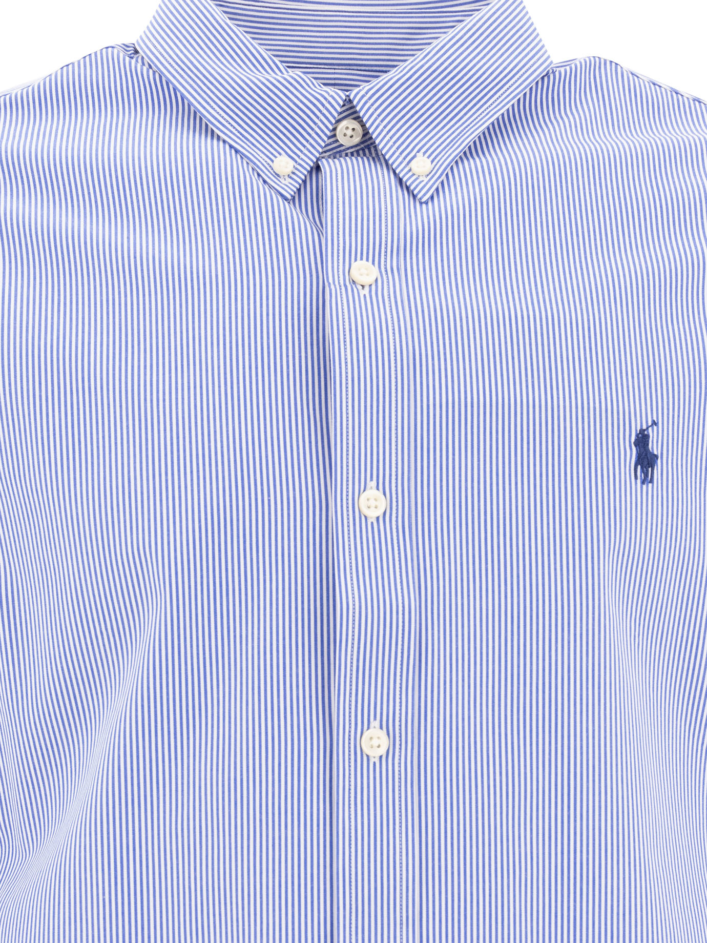 Striped stretch poplin shirt 7109282540072866BLUEWHITEHAIRLINE (Polo Ralph Lauren / シャツ・ブラウス ) | Polo Ralph Lauren (ポロ ラルフ ローレン)(2)