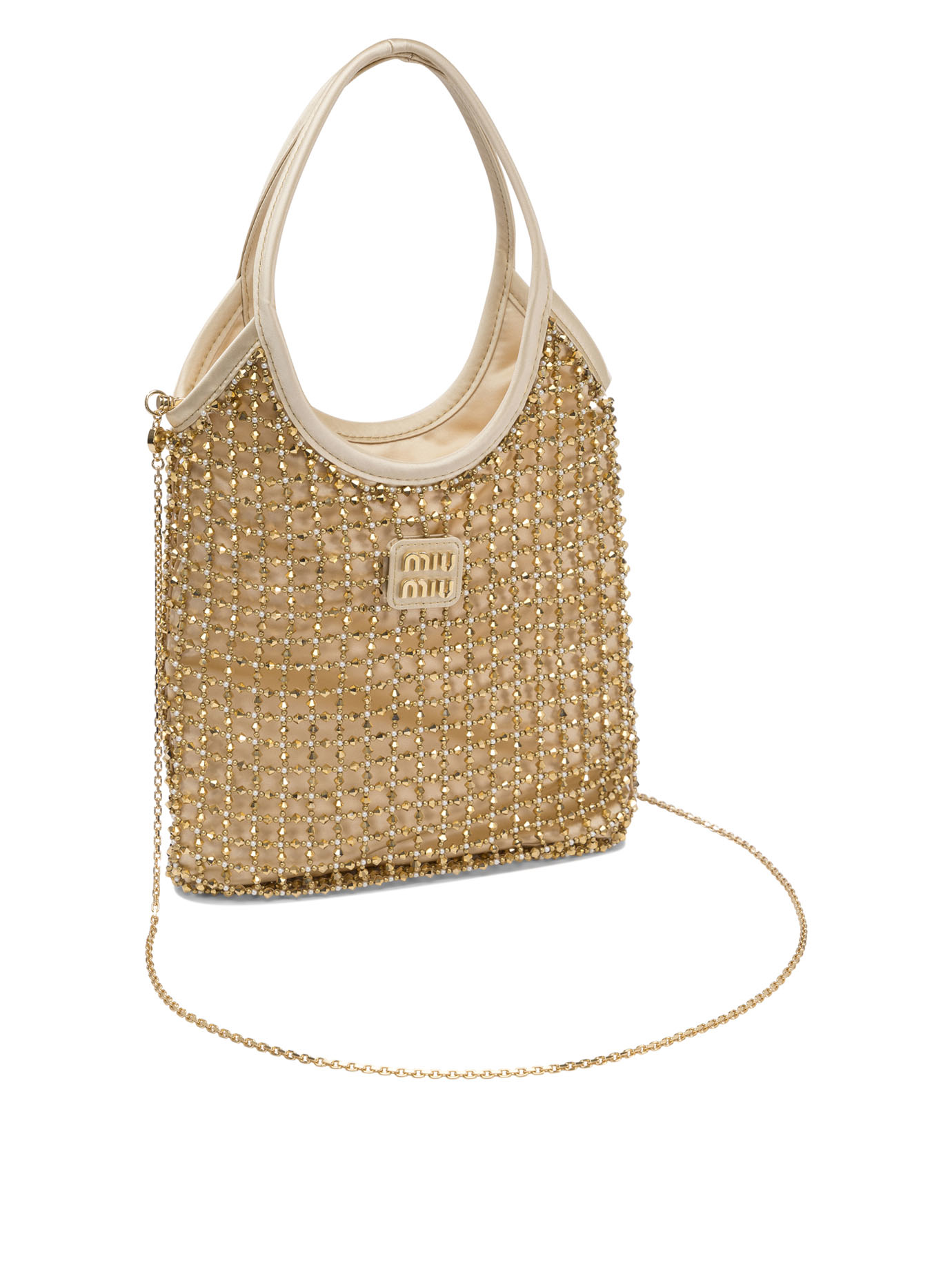 Handbags 5BA2812CUPF0522VCWN (MIU MIU / ハンドバッグ・ショルダーバッグ ) | MIU MIU (ミュウミュウ)(1)