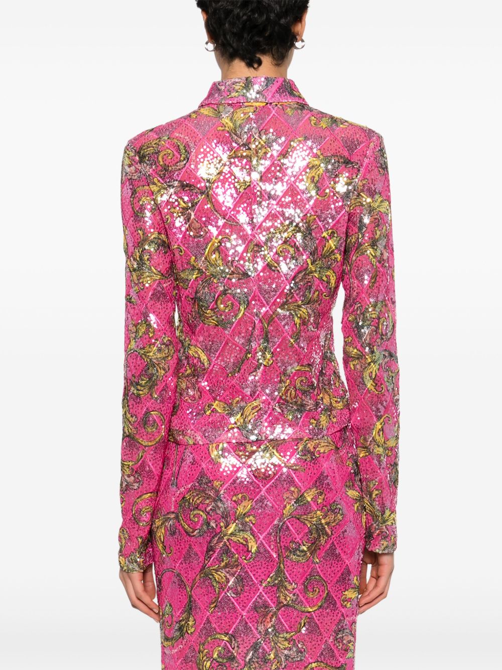 VERSACE JEANS COUTURE Shirts Pink 78HAL2B3JS443494 (VERSACE JEANS COUTURE / シャツ・ブラウス ) | VERSACE JEANS COUTURE (ヴェルサーチェ ジーンズ クチュール)(1)