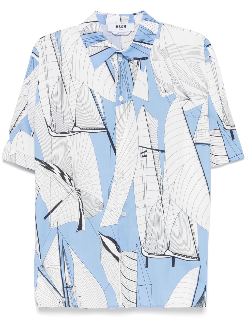 MSGM Shirts Light Blue 3840ME1225705084 (MSGM / シャツ・ブラウス ) | MSGM (エムエスジーエム)