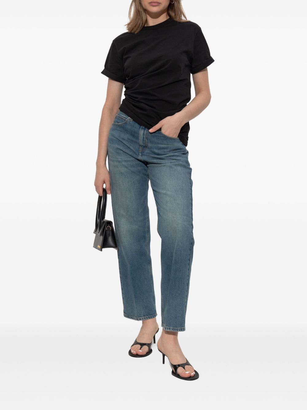 Victoria Beckham T-shirts and Polos Black 1325JTS006496ABLK (VICTORIA BECKHAM / Tシャツ・カットソー ) | VICTORIA BECKHAM (ヴィクトリア ベッカム)(2)