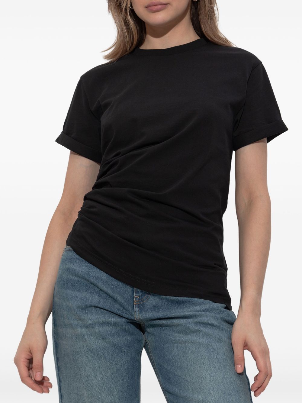 Victoria Beckham T-shirts and Polos Black 1325JTS006496ABLK (VICTORIA BECKHAM / Tシャツ・カットソー ) | VICTORIA BECKHAM (ヴィクトリア ベッカム)(4)