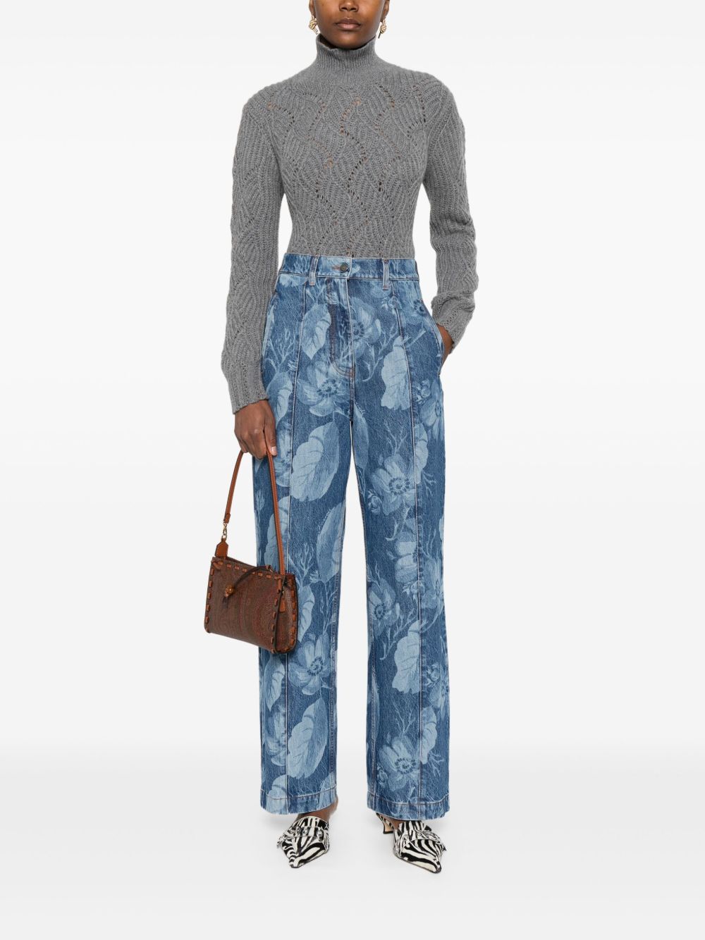 Etro Sweaters Grey WRKE0333AW008N3454 (ETRO / ニット・セーター・カーディガン ) | ETRO (エトロ)(1)