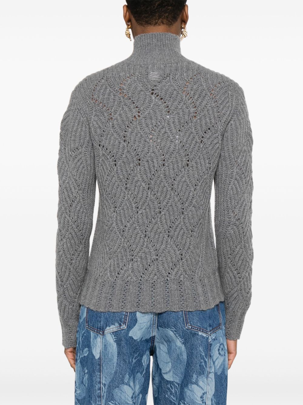 Etro Sweaters Grey WRKE0333AW008N3454 (ETRO / ニット・セーター・カーディガン ) | ETRO (エトロ)(4)