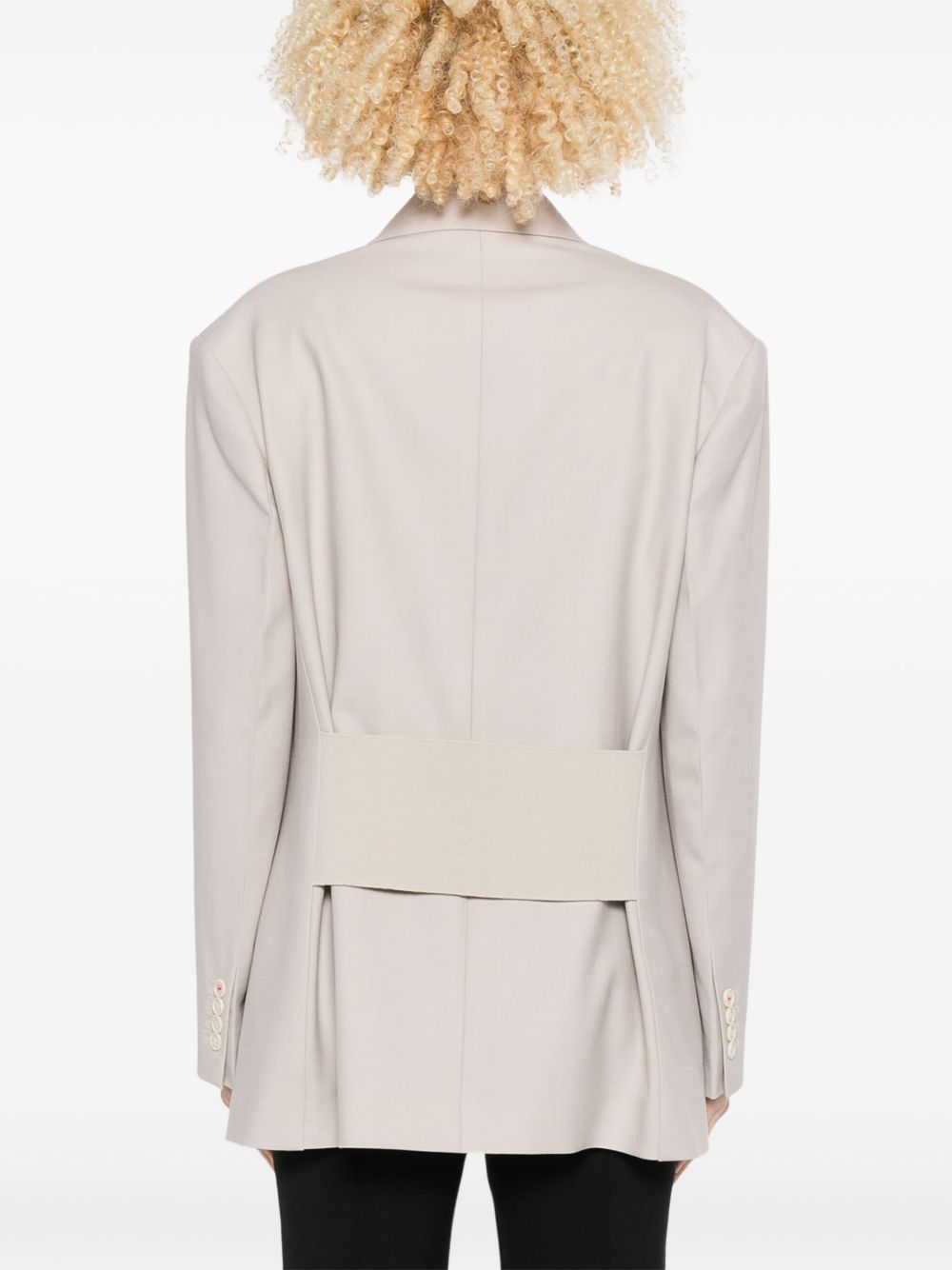 Victoria Beckham Jackets Grey 1325WJK006442APMC (VICTORIA BECKHAM / ブレザー・ジャケット ) | VICTORIA BECKHAM (ヴィクトリア ベッカム)(2)
