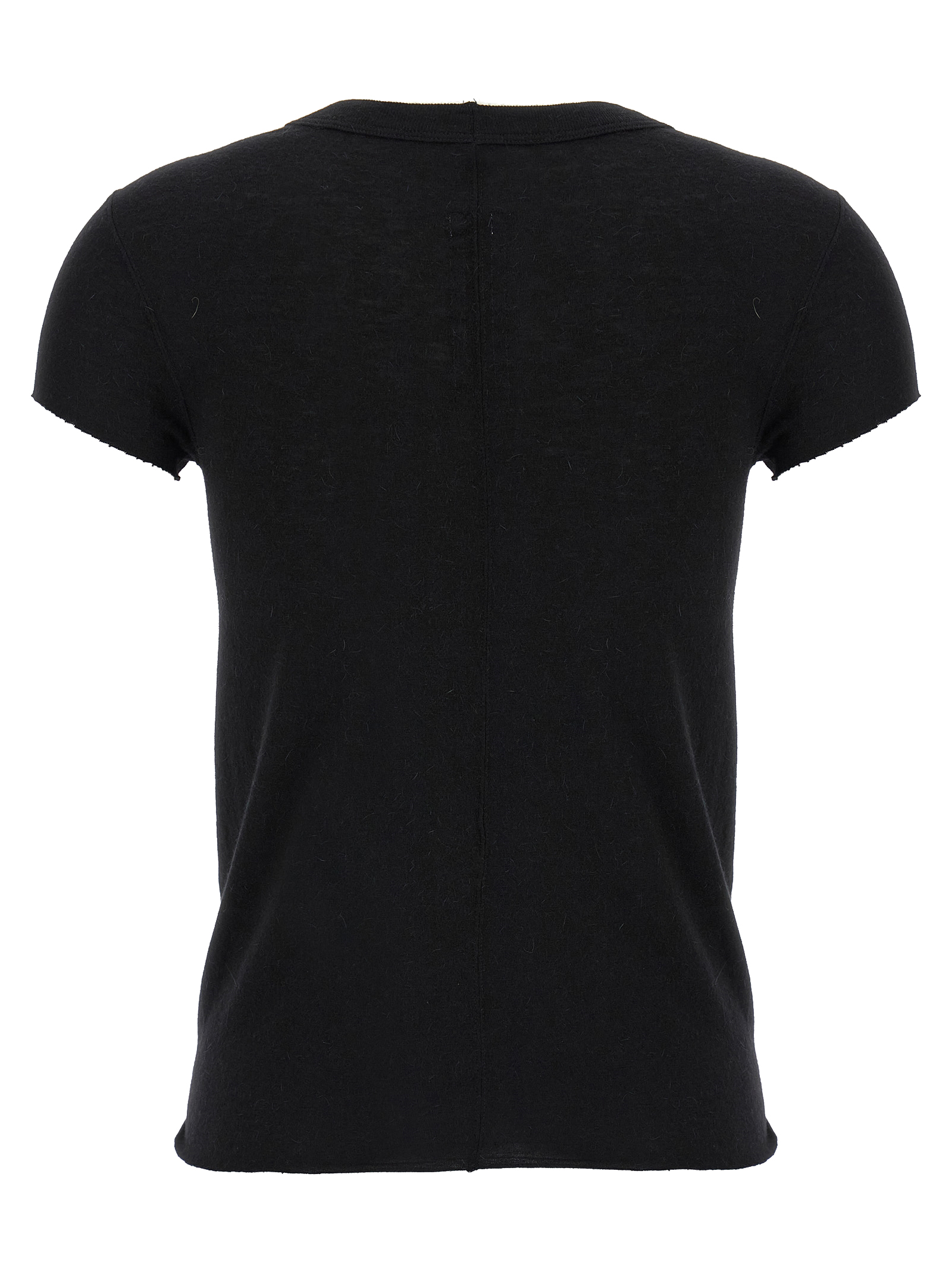 Tシャツ・カットソー RICK OWENS FW25 'Cropped level T' T-shirt (RP02E4263JR 09) RICK OWENS - Women Cropped Level T-shirt – Atelier New York