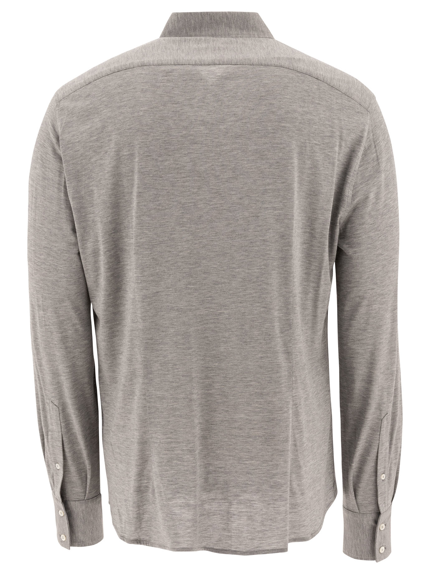 Silk and cotton lightweight jersey shirt MH8366686C571 (Brunello Cucinelli / シャツ・ブラウス ) | Brunello Cucinelli (ブルネロ・クチネリ)(1)