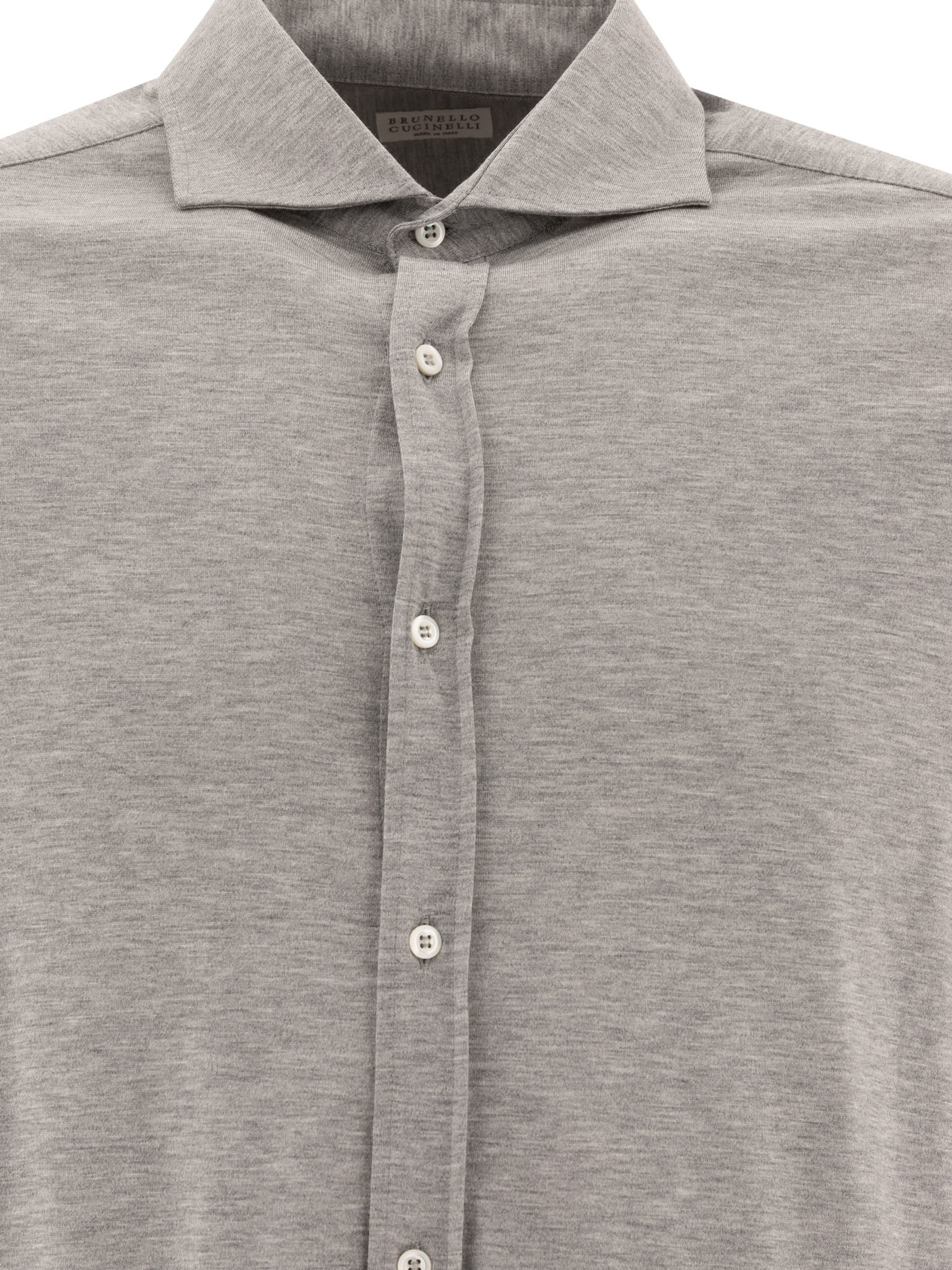 Silk and cotton lightweight jersey shirt MH8366686C571 (Brunello Cucinelli / シャツ・ブラウス ) | Brunello Cucinelli (ブルネロ・クチネリ)(2)