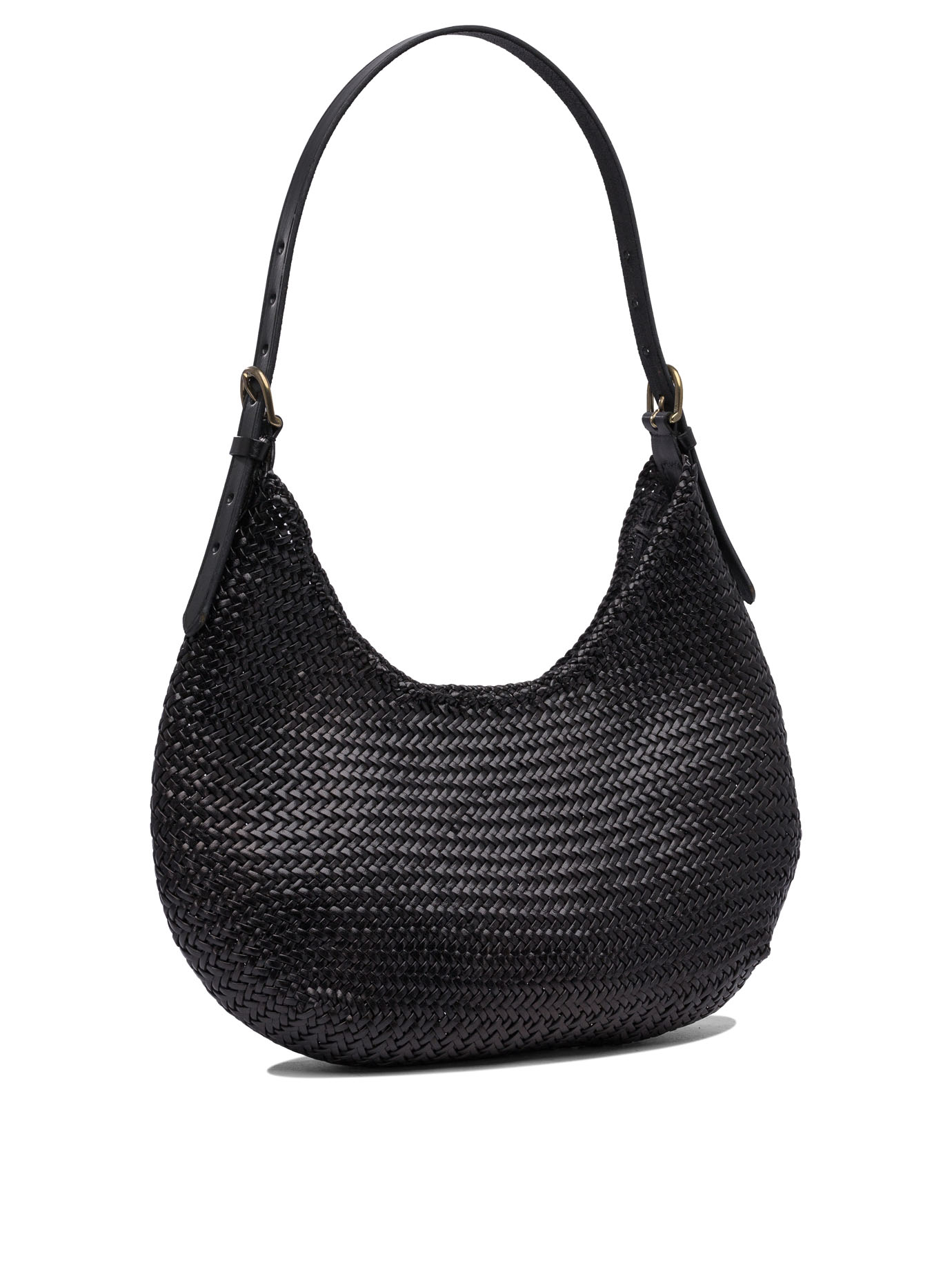 "Luna Mezza" shoulder bag 8021BLACK (dragon DIFFUSION / ハンドバッグ・ショルダーバッグ ) | dragon DIFFUSION (ドラゴンディフュージョン)(1)