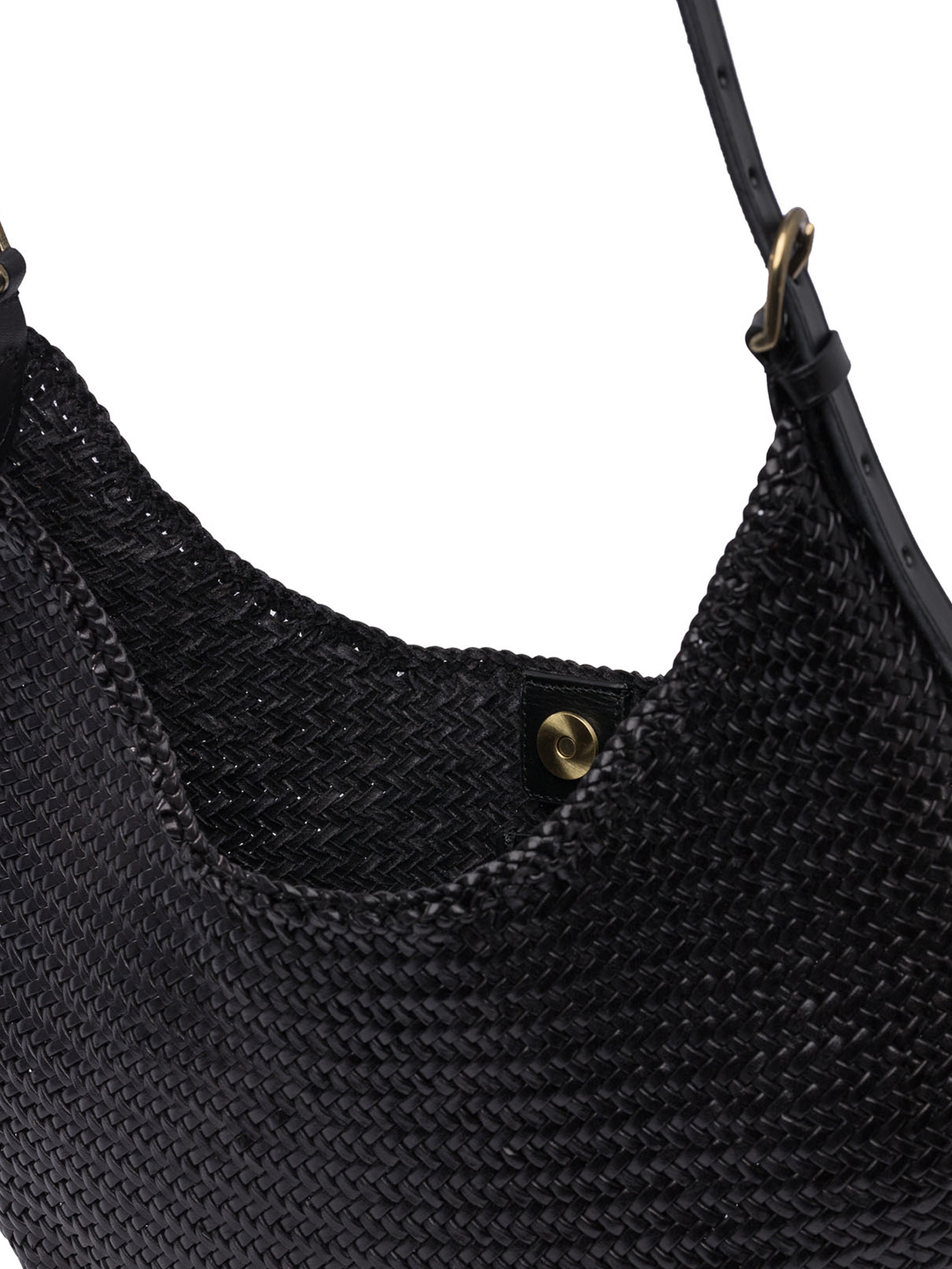 "Luna Mezza" shoulder bag 8021BLACK (dragon DIFFUSION / ハンドバッグ・ショルダーバッグ ) | dragon DIFFUSION (ドラゴンディフュージョン)(4)