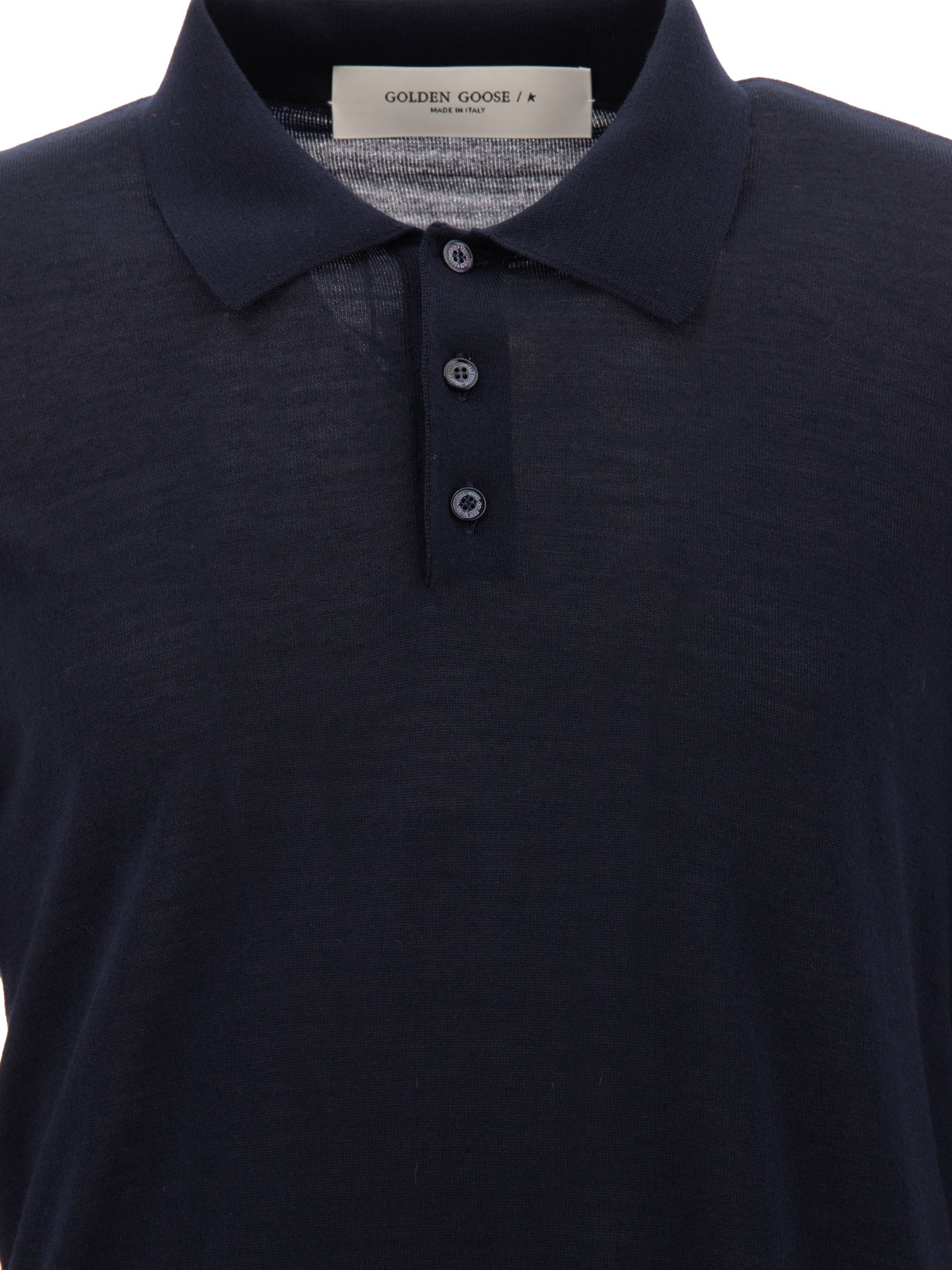 Wool long-sleeved polo shirt GMP01353P00104150501 (Golden Goose / ニット・セーター・カーディガン ) | Golden Goose (ゴールデングース)(2)