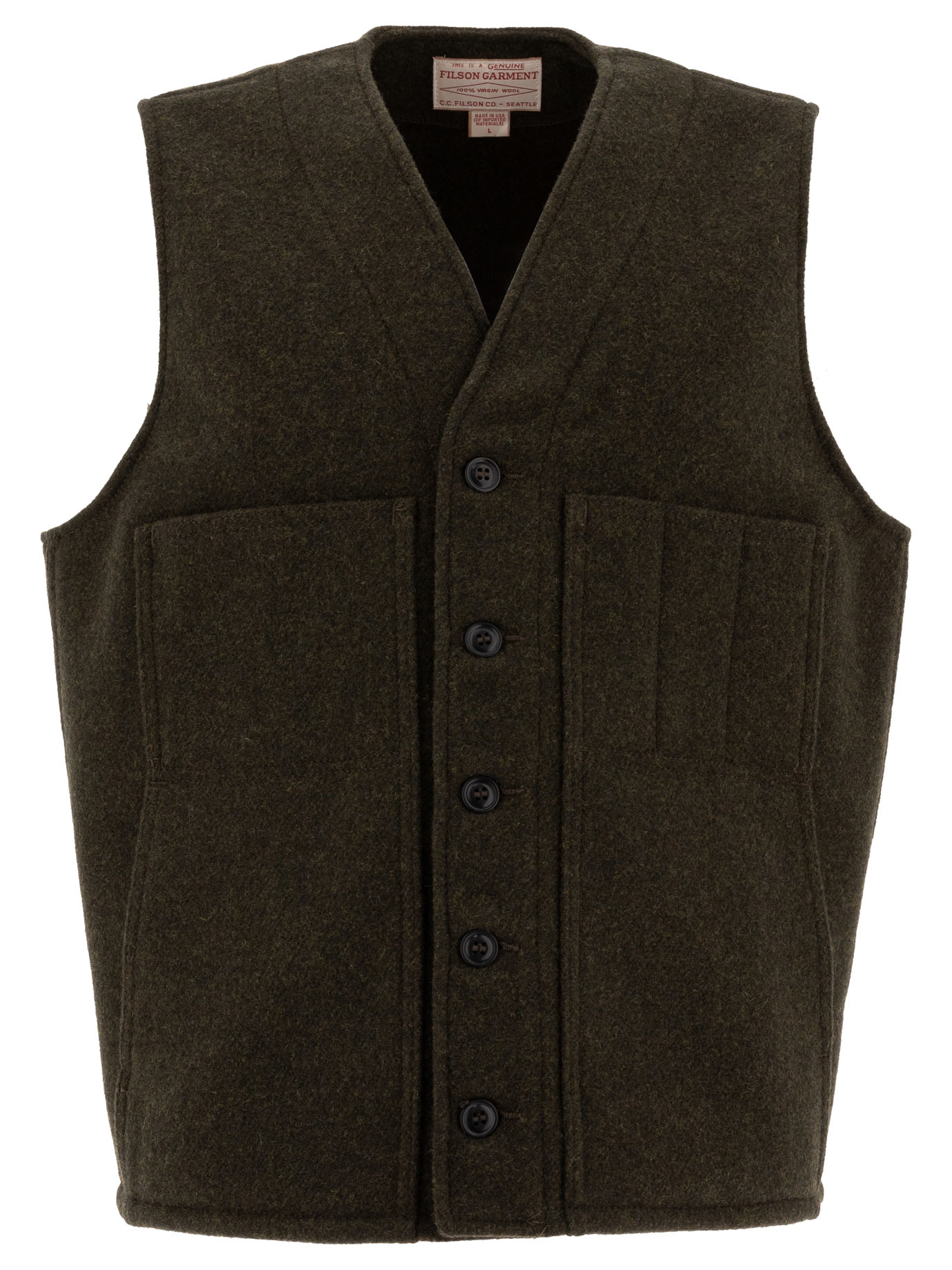"Mackinaw" wool vest FMGIL0011W0253300 (FILSON / ベスト ) | FILSON (フィルソン)