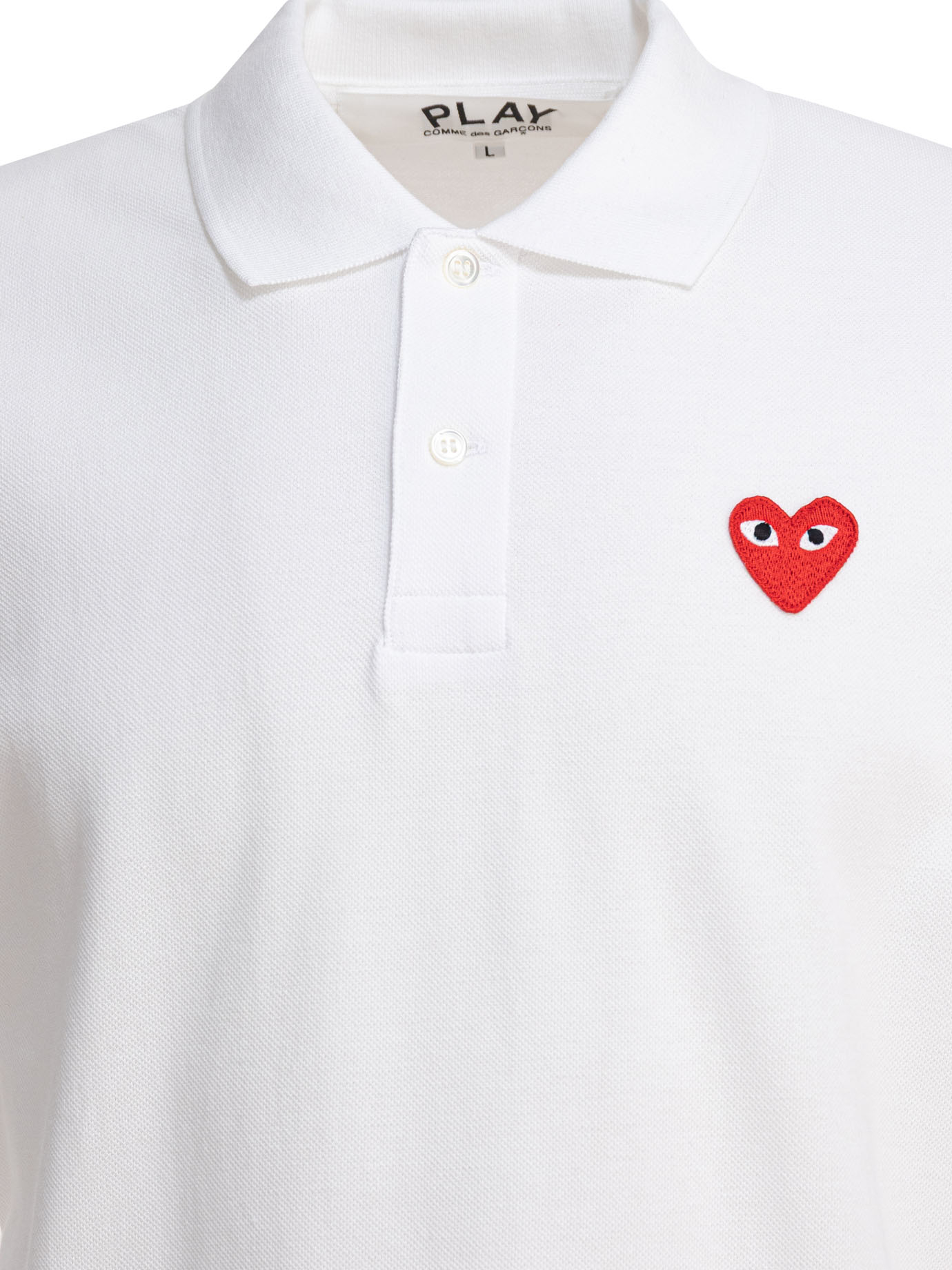 Polo shirts AXT0060515WHITE (PLAY Comme Des Garçons / ポロシャツ ) | PLAY Comme Des Garçons (プレイ コムデギャルソン)(2)
