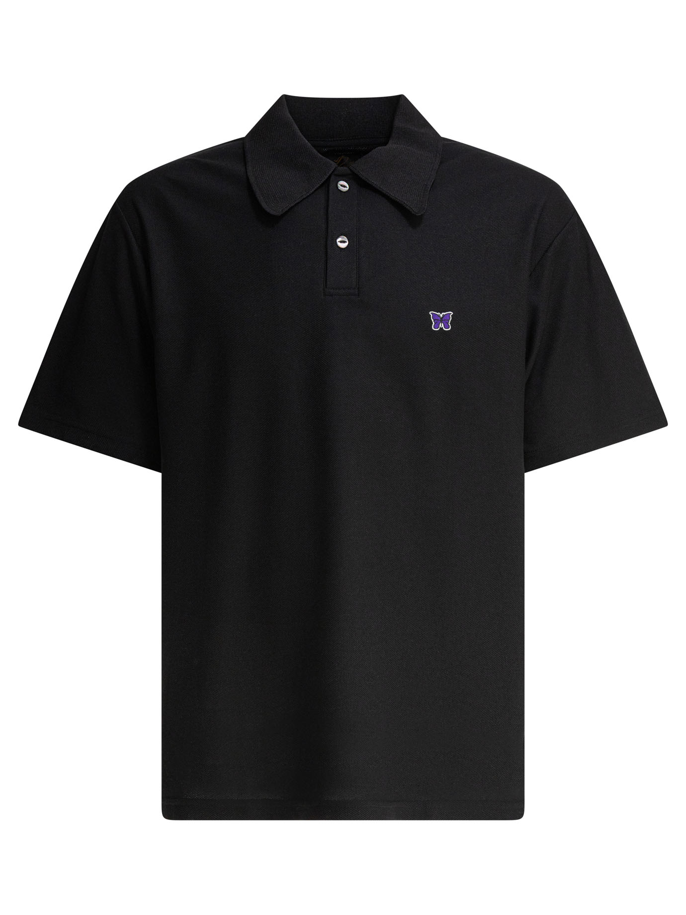 "Poly Pique" polo shirt QV352CBLACK (Needles / ポロシャツ ) | Needles (ニードルズ)