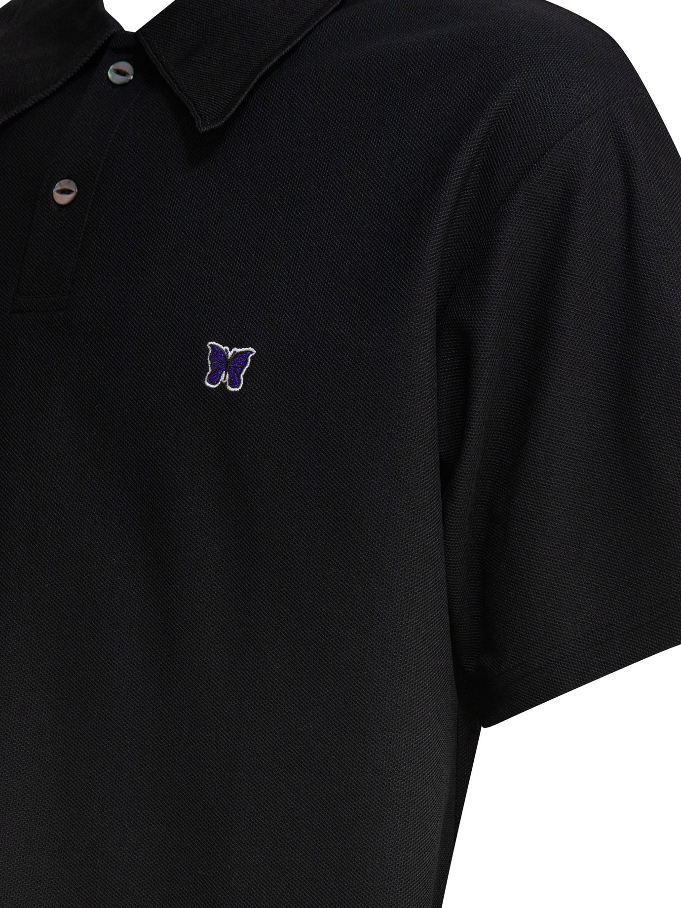 "Poly Pique" polo shirt QV352CBLACK (Needles / ポロシャツ ) | Needles (ニードルズ)(3)