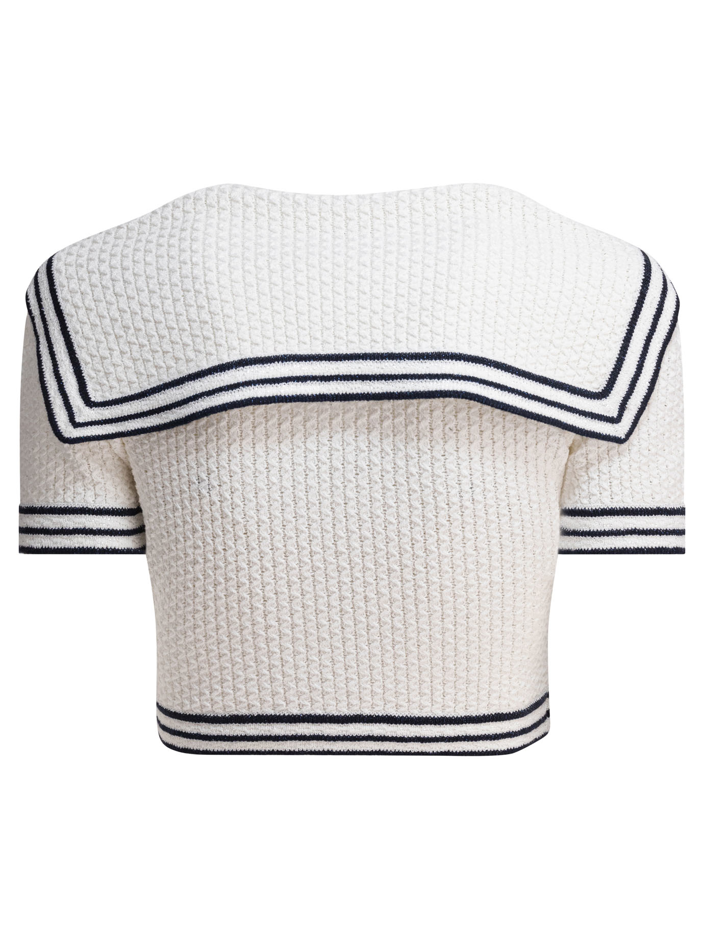 Tops SS25018TWWHITE (self-portrait / ニット・セーター・カーディガン ) | self-portrait (セルフ・ポートレイト)(1)