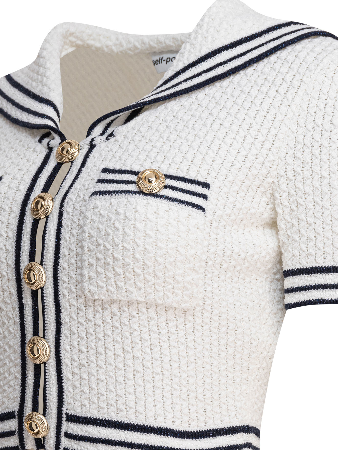 Tops SS25018TWWHITE (self-portrait / ニット・セーター・カーディガン ) | self-portrait (セルフ・ポートレイト)(3)