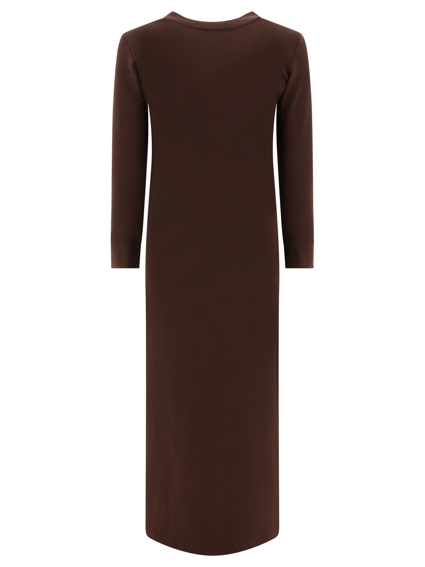 3/4 sleeves tailored dress ST3233TEA07028CHOCOLATE (NORMA KAMALI / ワンピース・ドレス・オールインワン ) | NORMA KAMALI (ノーマカマリ)(1)