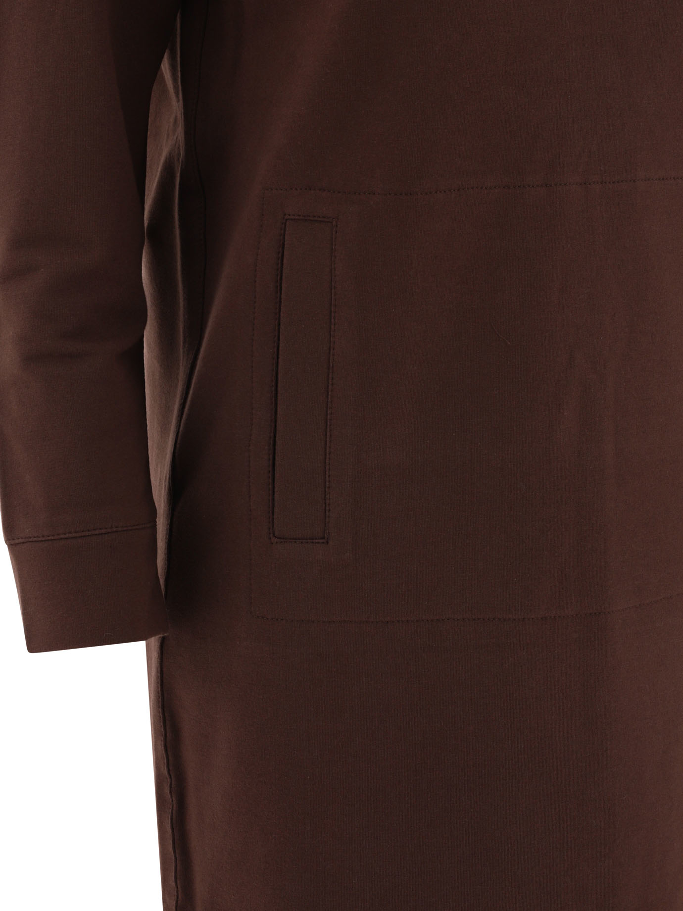 3/4 sleeves tailored dress ST3233TEA07028CHOCOLATE (NORMA KAMALI / ワンピース・ドレス・オールインワン ) | NORMA KAMALI (ノーマカマリ)(3)