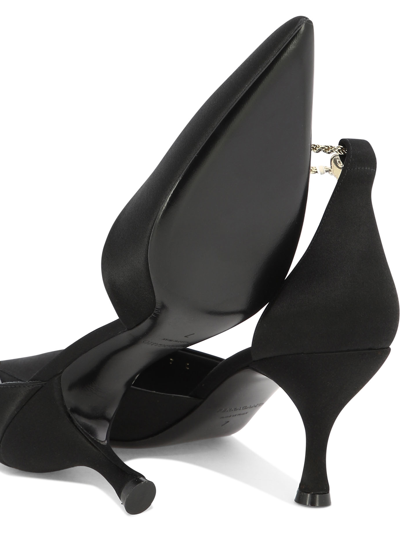 Pumps with ankle chain 0768984 (FERRAGAMO / パンプス・ハイヒール ) | FERRAGAMO (フェラガモ)(4)
