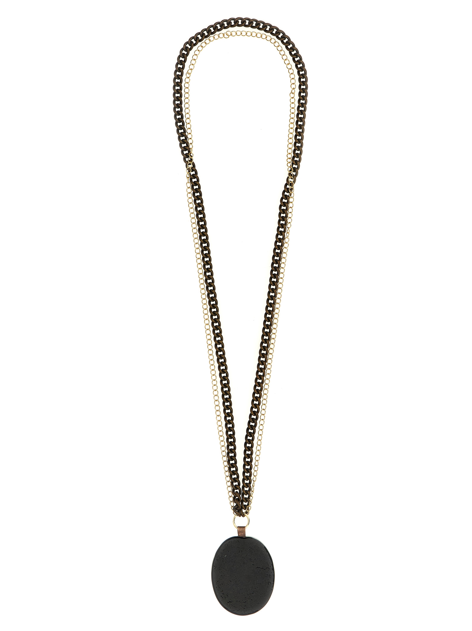 'M' medium necklace PEOVLTMEDAVORIO (VETROFUSO / ネックレス ) | VETROFUSO (ヴェトロフーゾ)(1)
