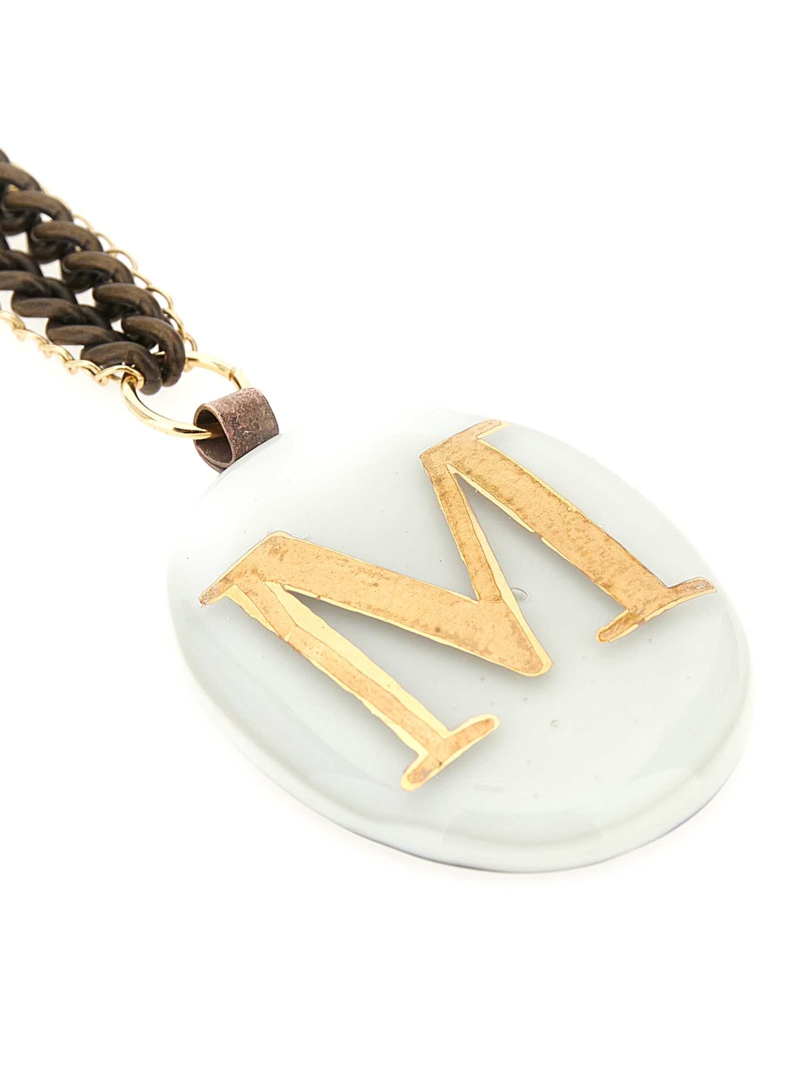 'M' medium necklace PEOVLTMEDAVORIO (VETROFUSO / ネックレス ) | VETROFUSO (ヴェトロフーゾ)(2)