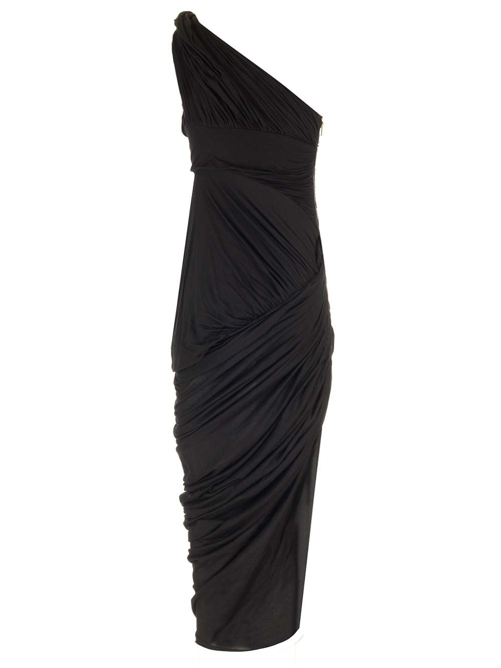Draped jersey midi dress RO01D2598BH09 (Rick Owens / ワンピース・ドレス・オールインワン ) |  Rick Owens (リック オウエンス)(3)