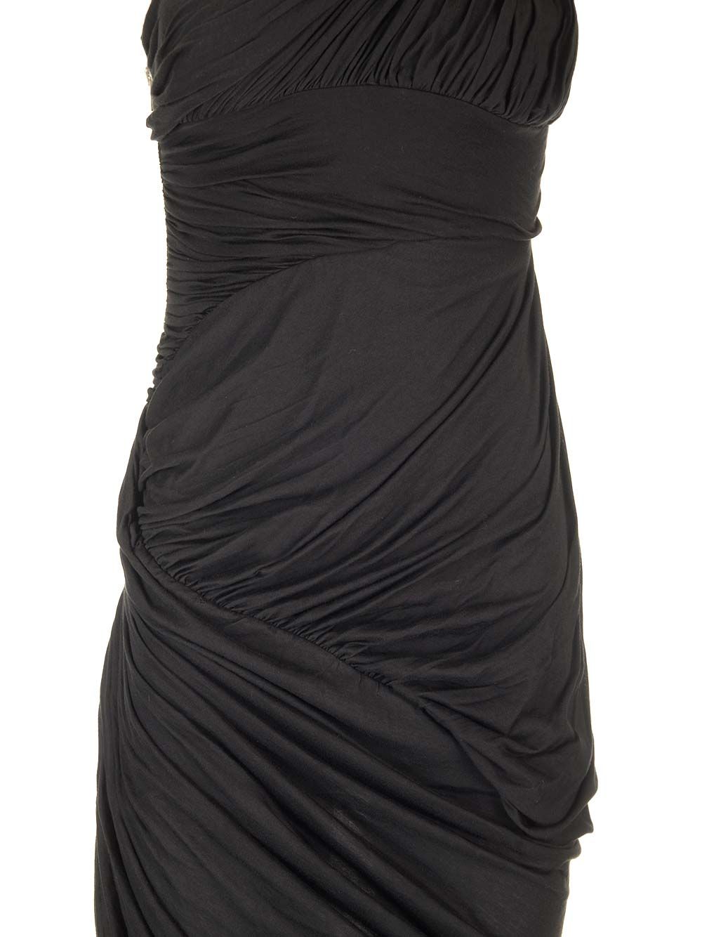 Draped jersey midi dress RO01D2598BH09 (Rick Owens / ワンピース・ドレス・オールインワン ) |  Rick Owens (リック オウエンス)(9)