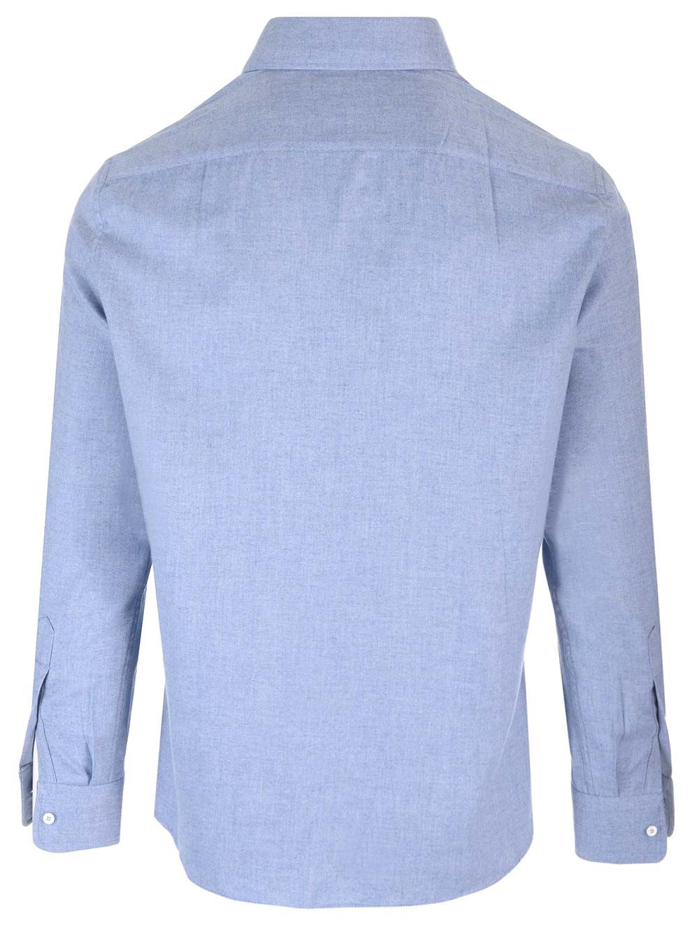 Stretch flannel slim fit shirt MY6370627C016 (Brunello Cucinelli / シャツ・ブラウス ) | Brunello Cucinelli (ブルネロ・クチネリ)(1)