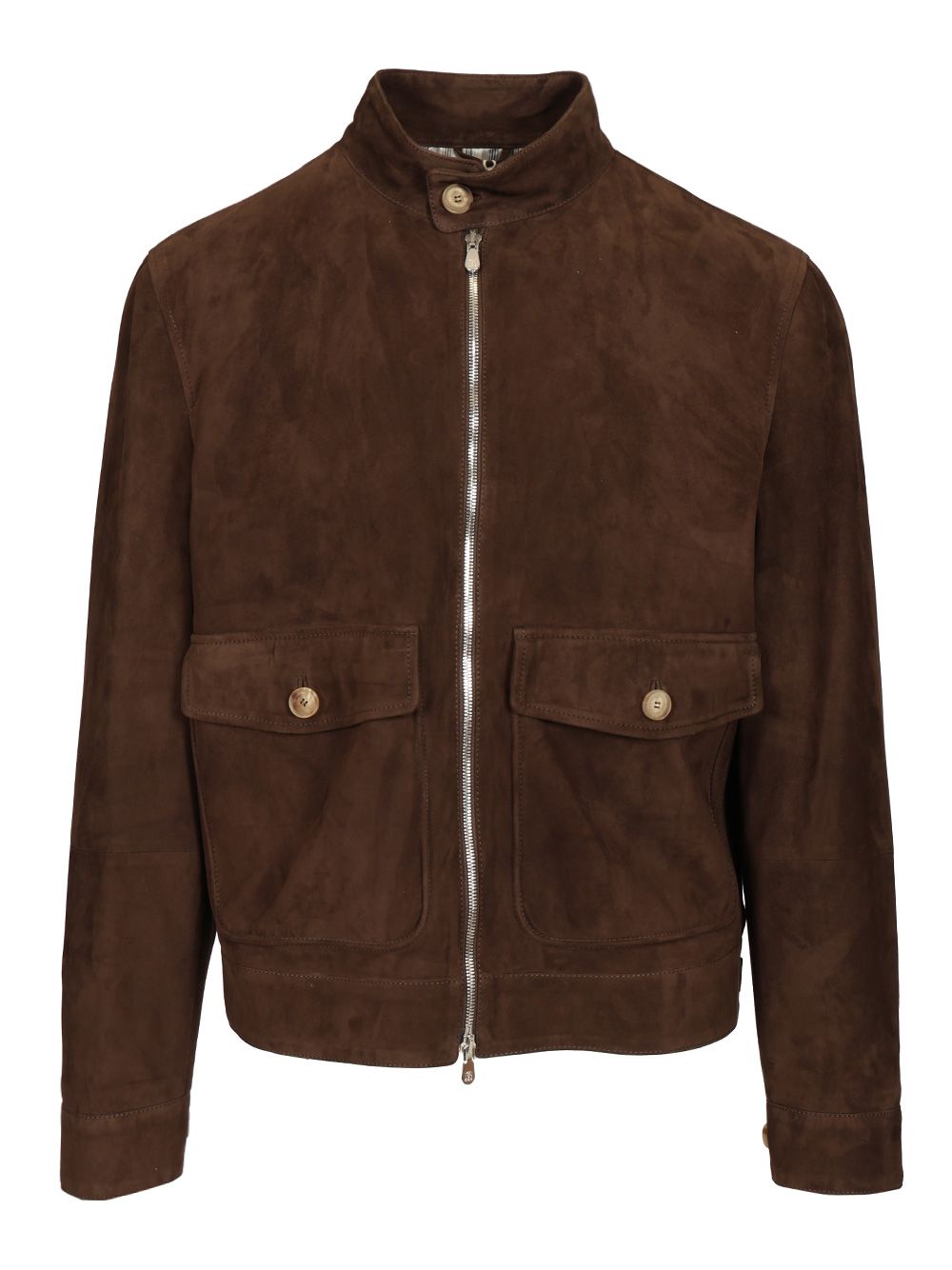 Suede biker jacket M0PCL2028C7284 (Brunello Cucinelli / カジュアルジャケット ) | Brunello Cucinelli (ブルネロ・クチネリ)