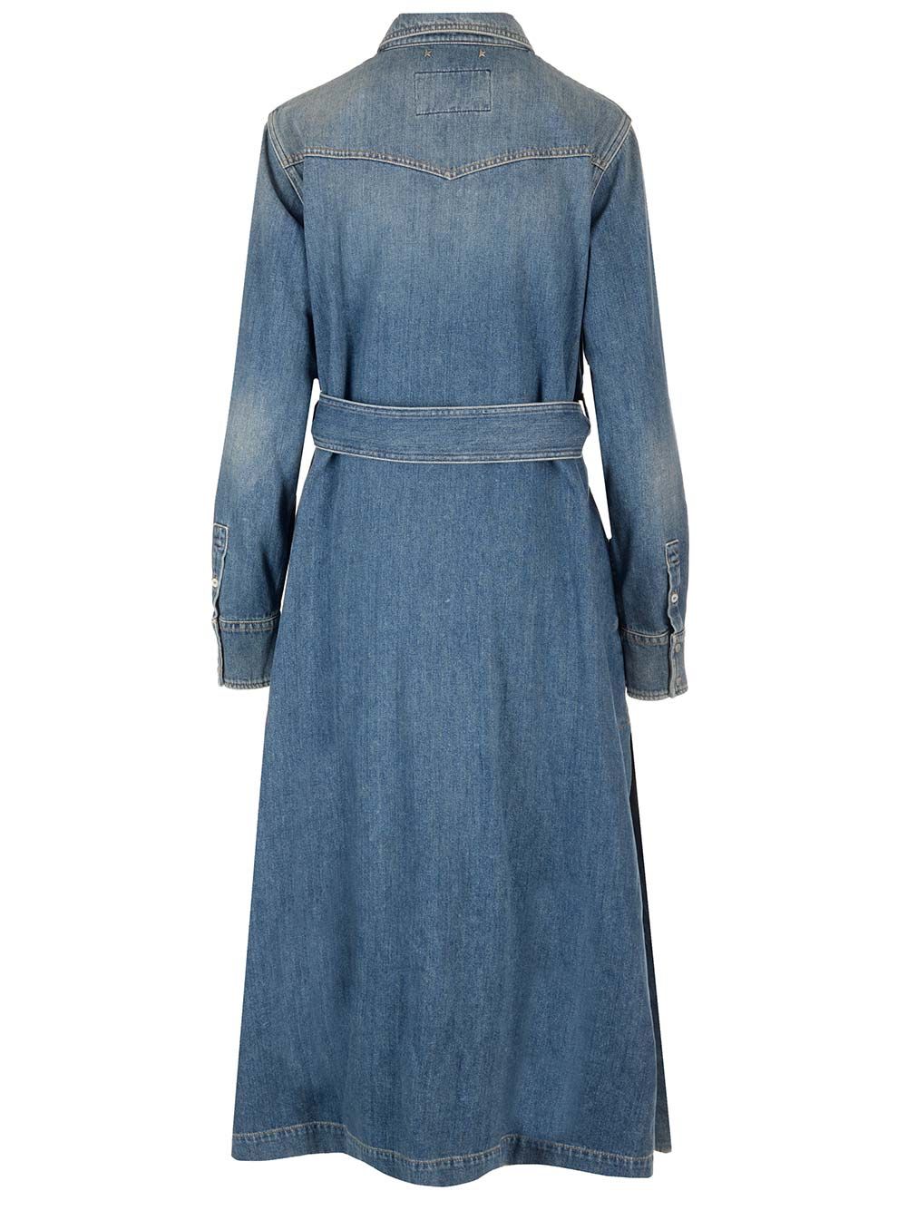 denim shirtdress GWP00714P00062450100 (Golden Goose / ワンピース・ドレス・オールインワン ) | Golden Goose (ゴールデングース)(1)