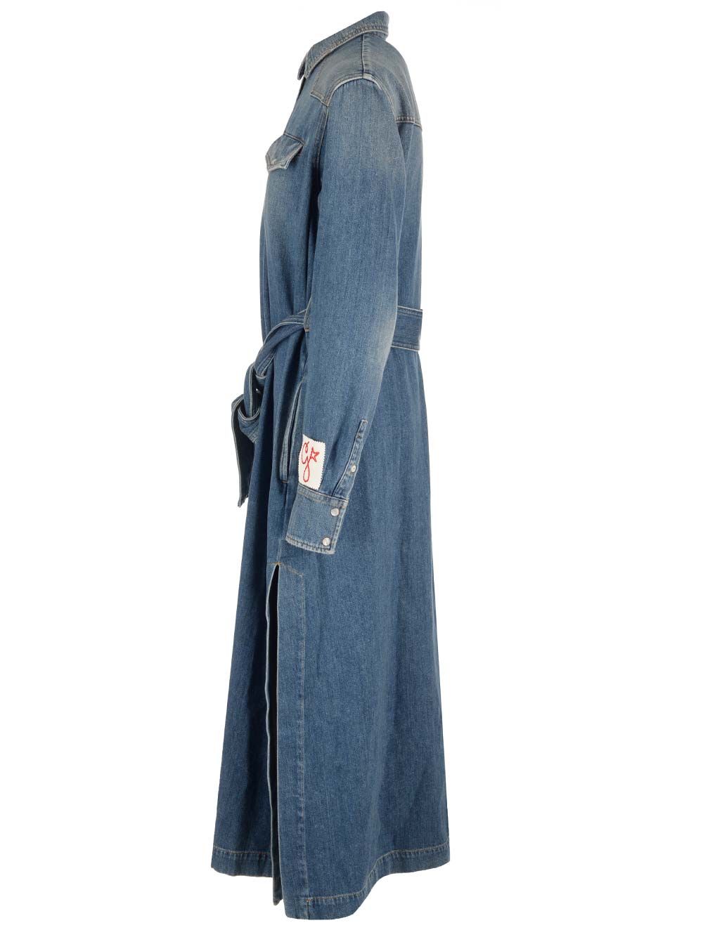 denim shirtdress GWP00714P00062450100 (Golden Goose / ワンピース・ドレス・オールインワン ) | Golden Goose (ゴールデングース)(2)