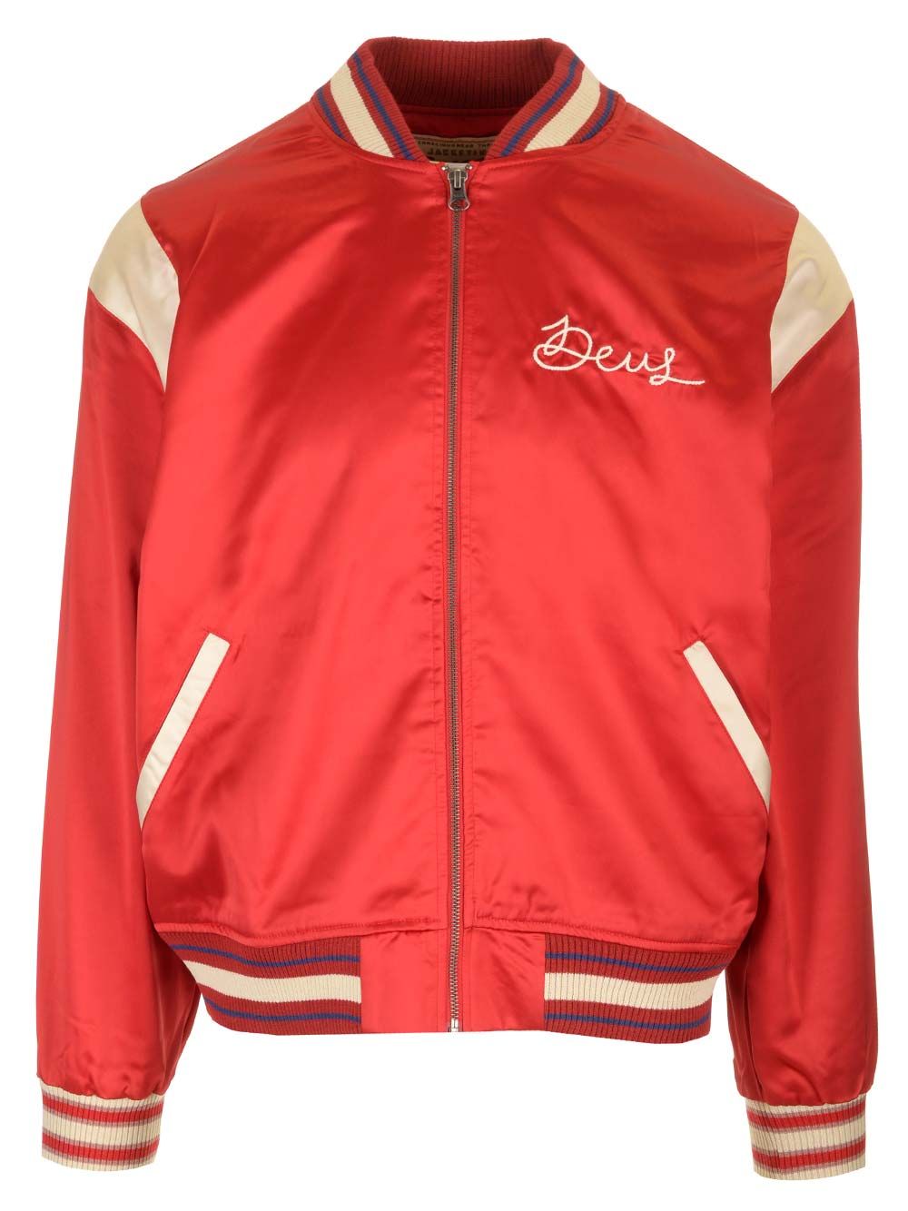 "Memento mori" Jacket DMF246536RaceRed (Deus Ex Machina / カジュアルジャケット ) | Deus Ex Machina (デウスエクスマキナ)