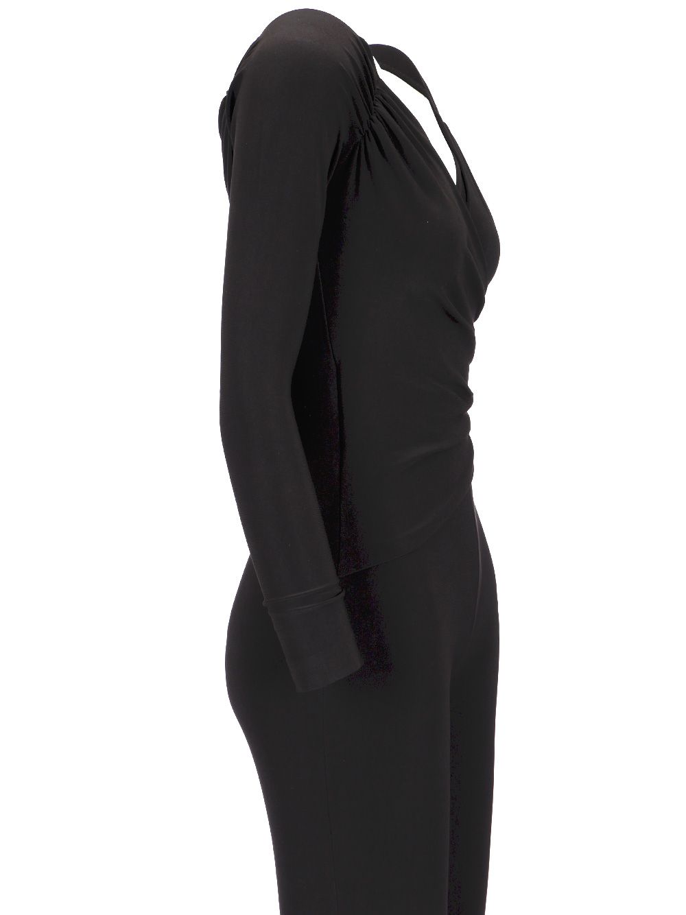 Off the shoulder jumpsuit KK424JPLG97001BLACK (NORMA KAMALI / ワンピース・ドレス・オールインワン ) | NORMA KAMALI (ノーマカマリ)(2)