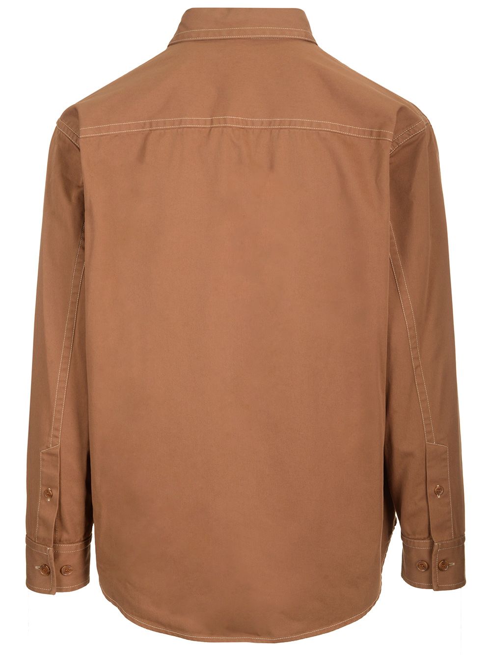 Cotton overshirt OMES017S25FAB0016061 (Off-White / カジュアルジャケット ) | Off-White (オフホワイト)(1)