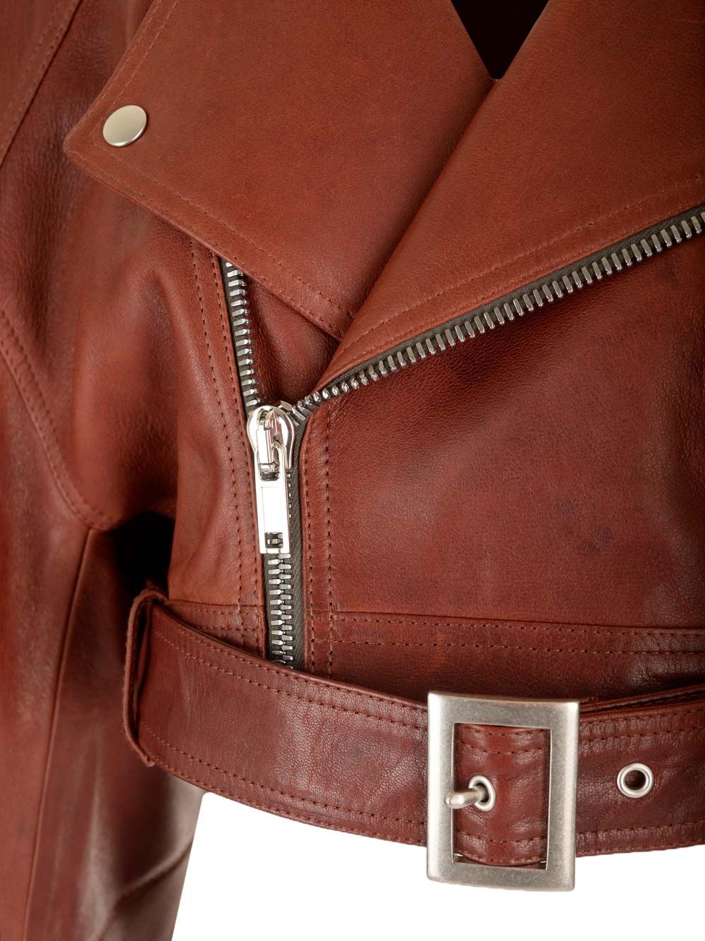 Cropped biker jacket RO01D2790LNV73 (Rick Owens / カジュアルジャケット ) | Rick Owens (リック オウエンス)(9)